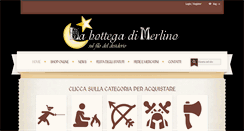 Desktop Screenshot of bottegadimerlino.com
