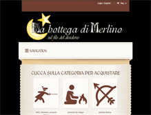 Tablet Screenshot of bottegadimerlino.com